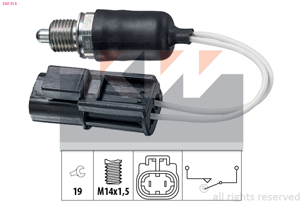 KW Tolatólampa kapcsoló 560314_KW